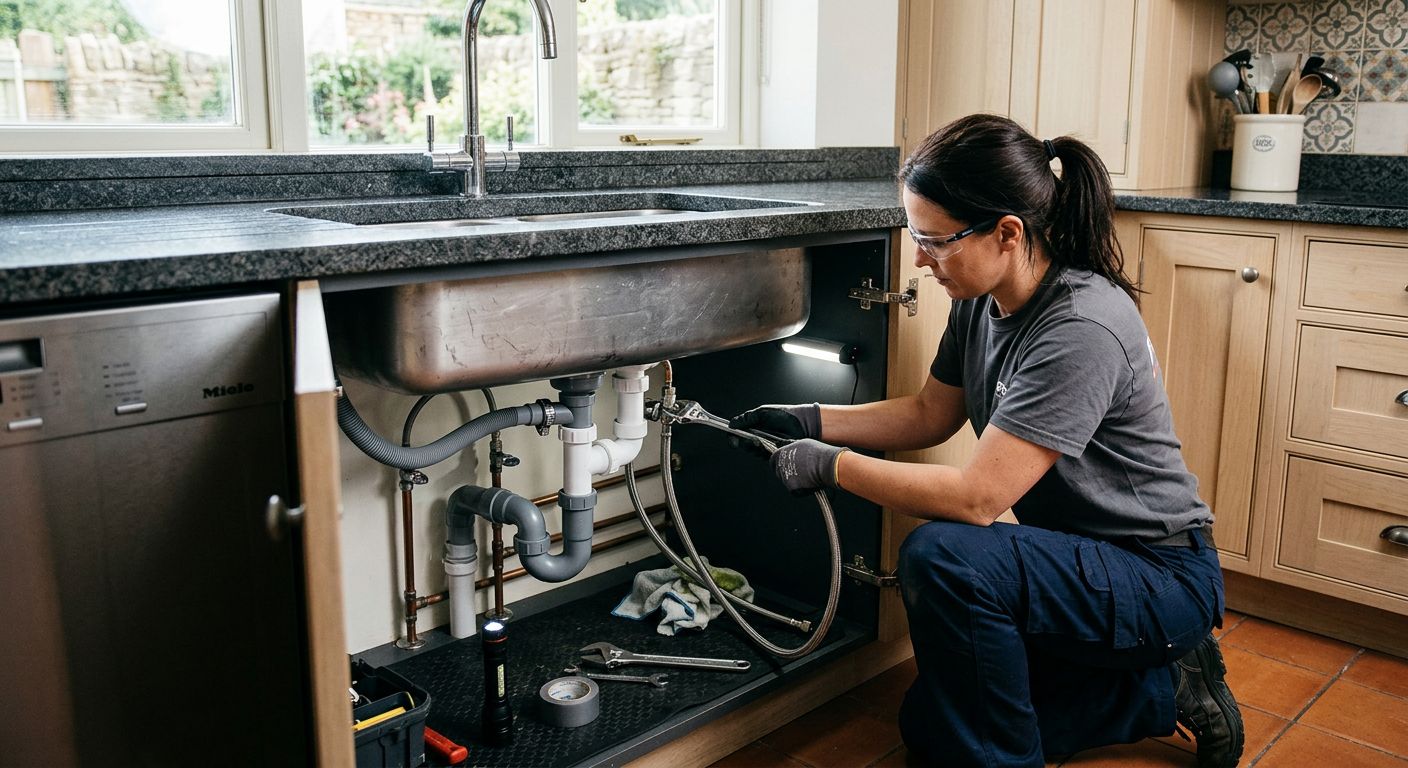 Installation plomberie cuisine avec pose d'évier à Ivry-sur-Seine
